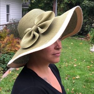 Raffia sun hat